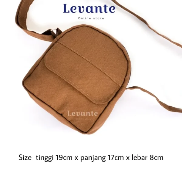 Tas Selempang Kanvas Mini Stylish