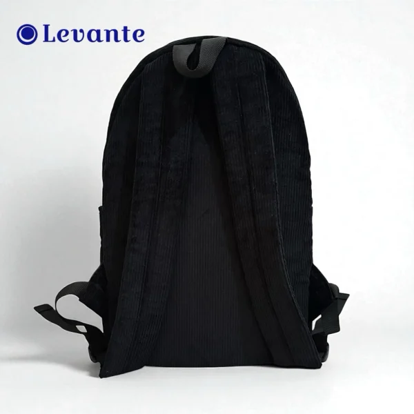 Tas Ransel Corduroy Wanita Hitam