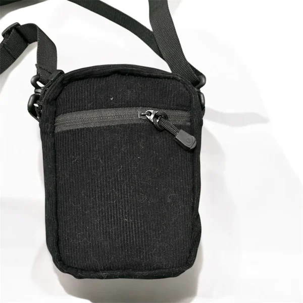 Tas Selempang Corduroy Sling Bag Hitam