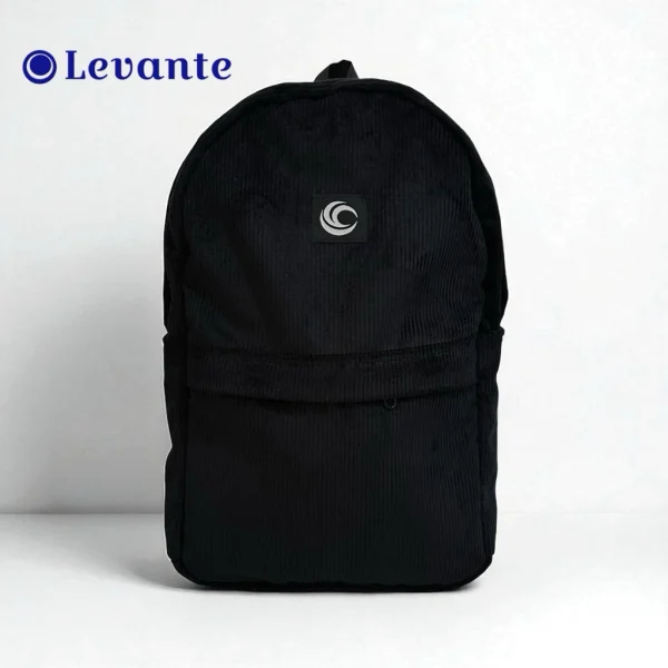Tas Ransel Corduroy Wanita Hitam