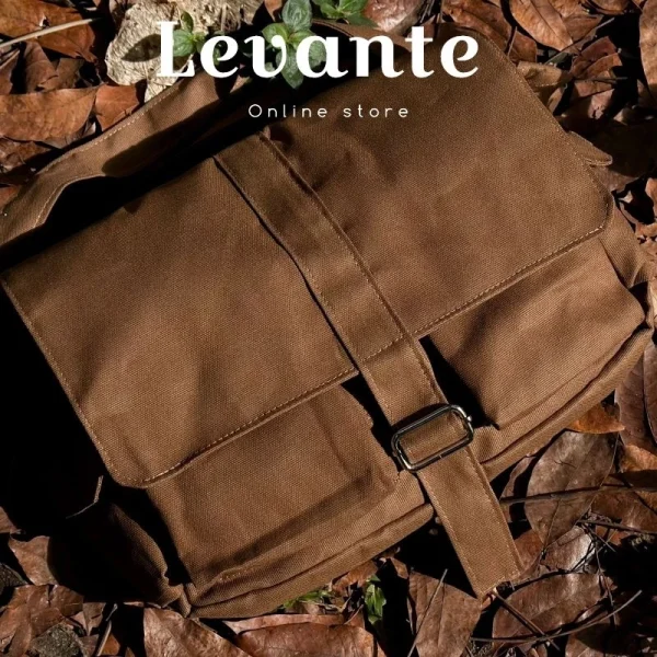 Tas Selempang Kanvas Military Pria