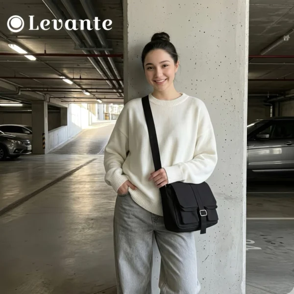 Tas Selempang Kanvas Military Pria