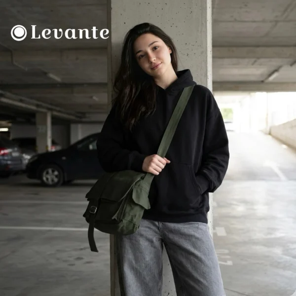 Tas Selempang Kanvas Military Pria