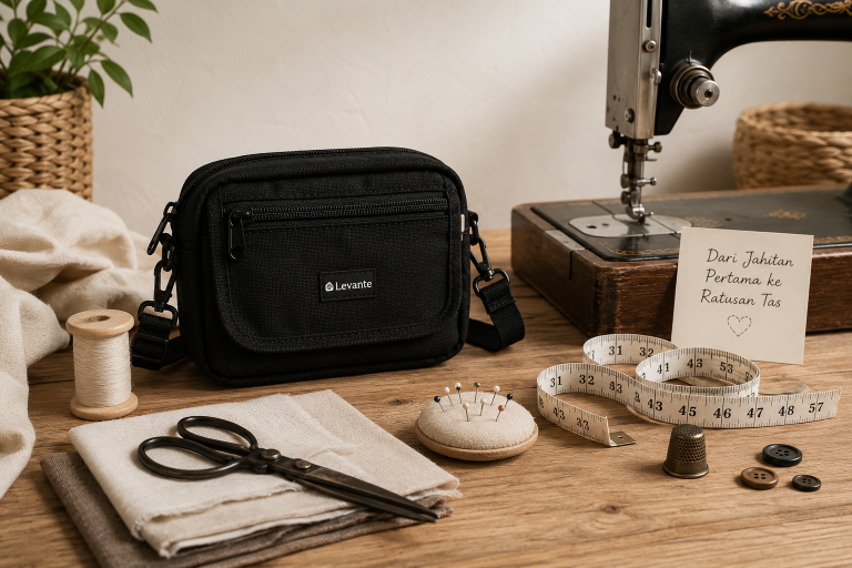 Perjalanan UMKM Levante dari usaha kecil menjadi brand tas lokal