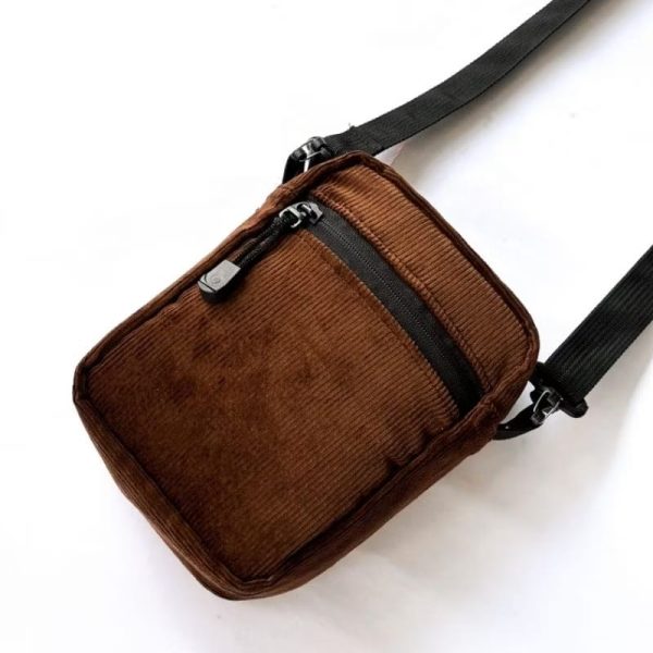 Tas HP Selempang Corduroy Mini Sling Bag