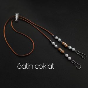 Kalung Masker Hijab 2 in 1 Adjustable