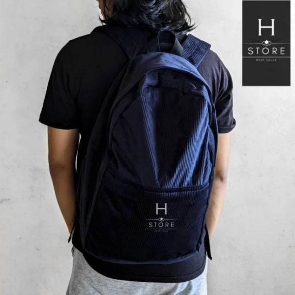 Tas Ransel Corduroy Unisex Premium