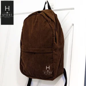 Tas Ransel Corduroy Unisex Premium