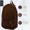 Tas Ransel Corduroy Unisex Premium