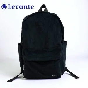 Tas Ransel Corduroy Hitam Aesthetic