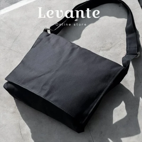Tas Selempang Kanvas Messenger Bag Pria Wanita