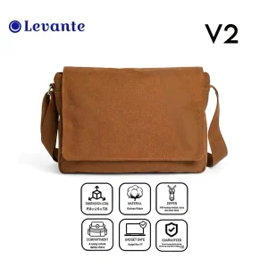 Tas Selempang Kanvas Messenger Bag Pria Wanita