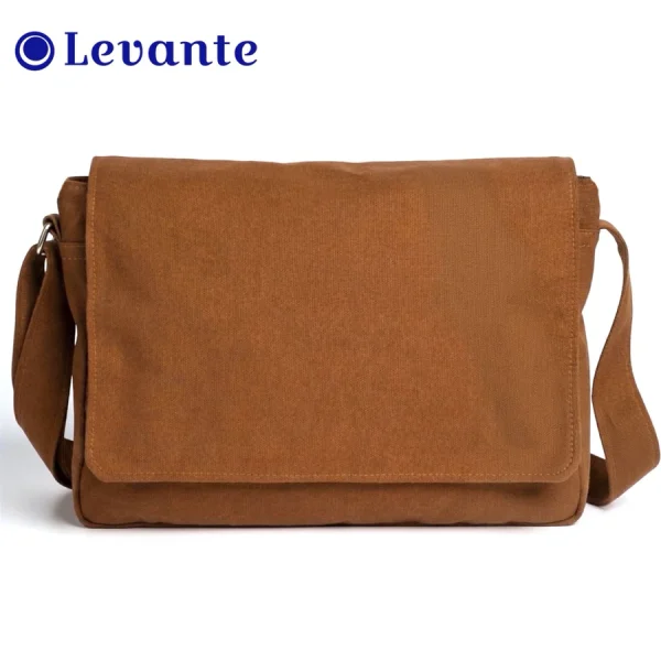 Tas Selempang Kanvas Messenger Bag Pria Wanita